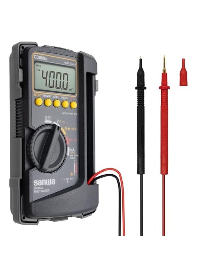 SANWA CD800A Digital Multimeter – High Accuracy Auto-Range Electrical Tester for Voltage, Current, Resistance & Continuity – Professional Durable Measuring Device - Image 1